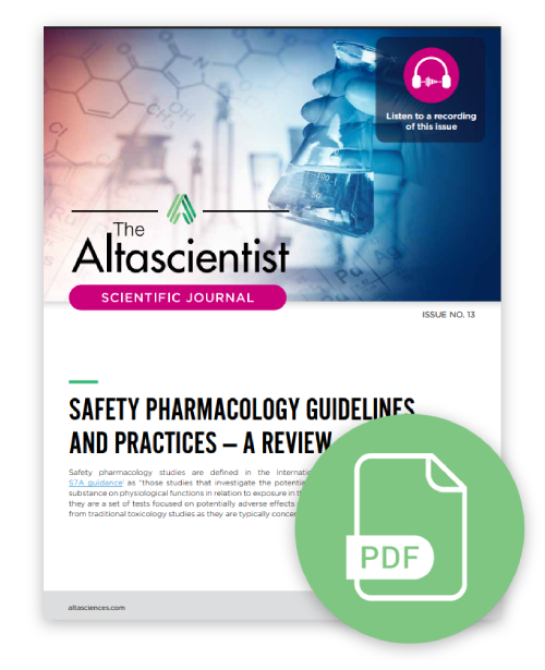 Download Issue 13 to read about the considerations for safety pharmacology studies.